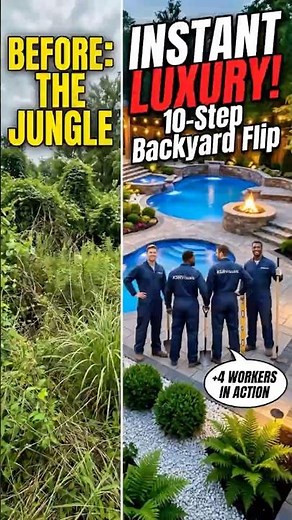 This Backyard Transformation Is Absolutely Satisfying #timelapse #diy