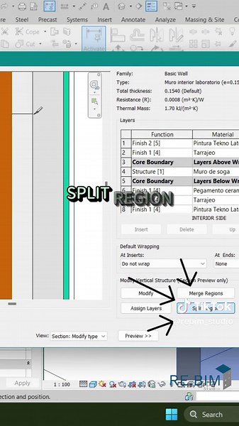 Modelado de muros con acabados en BIM: Tutorial paso a paso