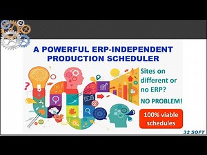 Build Viable Production Schedule with Excel Tool - 32 Soft #productionplanning #manufacturing