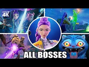 KPOP Demon Hunters x Fortnite - All Bosses (Demon Rush Mode) 4K 60FPS UHD PC