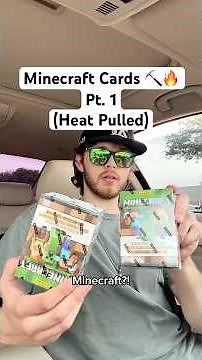 Mining for 1 of 1s with Minecraft cards by Panini ⛏️🔥 (Pt. 1) #minecraftcards #pokemoncards