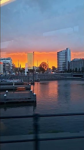 Tram 17 Departs Amsterdam Centraal at Sunset 🌇🚋 | Late Summer Evening Ride