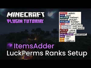 ItemsAdder Rank Images W/ LuckPerms - Beginner Tutorial