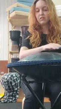 F Pygmy FrogDrum ​⁠ #frogdrum #handpan #hang #percussion #shorts #girl #relaxing #drummer #nature