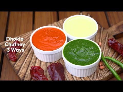 Wedding Style Dhokla Chutney - 3 Ways | Gujarat Famous Chutney | Food Couture by Chetna Patel