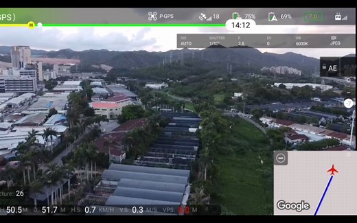 Mavic mini 用Rainbow 全景360度拍摄及生成导出