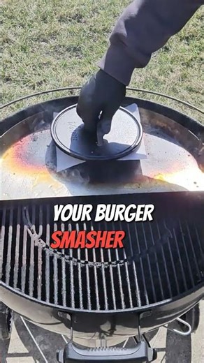 Smash Burgers on a Weber Kettle!