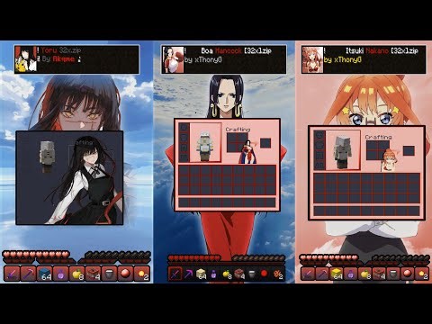 TOP 3 Red Anime Texture Packs for Bedwars Hypixel | Minecraft