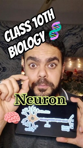 Structure of Neuron 😳 | Parts of Neuron Easy Trick | Control and coordination | Class 10th Biology