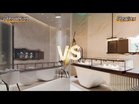 From 3D Rendering to Reality | Custom Jewelry Display Showcase with 98% Design Fidelity