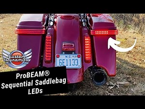 ProBEAM Sequential Saddlebag LED Lights for Harley Davidson Motorcycles