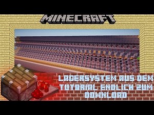 Minecraft 1 6 4+ Das Lagersystem aus dem Tutorial endlich zum Download