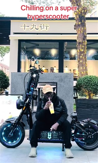 Chilling on a Super Hyperscooter Adventure