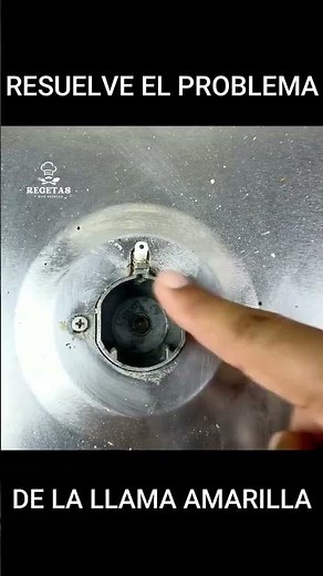 How to Fix the Yellow Flame on Your Stove #shorts
