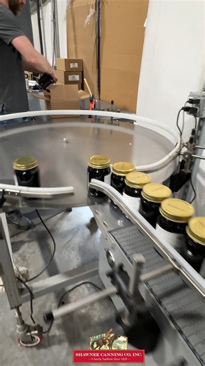 Behind the scenes in our Shawnee Canning Co. warehouse — the final stage of production! Each customer’s jar is labeled, packed, palletized, wrapped in our signature red, topped with a “Do Not Stack” cone (to ensure no tampering in delivery), and prepared for shipment with care. 💼 Interested in Wholesale? Partner with Shawnee Canning Co. for private label services and a full catalog of 280 items across 28 categories — plus fast, reliable fulfillment you can count on. 📧 Sales@ShawneeSprings.com 