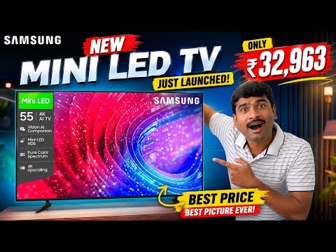 New Samsung Vision AI 4K Mini LED TV launched In India 2026⚡ What’s New in Samsung’s Latest AI TV?