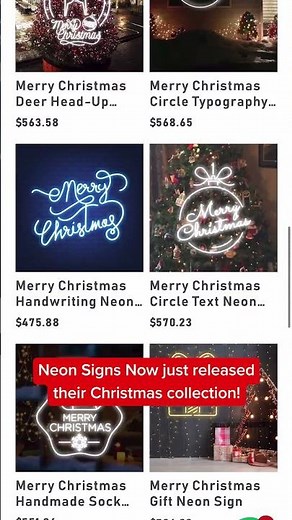 Light Up Your Holidays 🎄 | Custom Holiday Neon Signs by NeonSignsNow