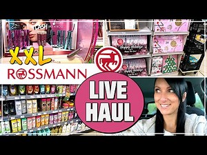 😍 XXL ROSSMANN LIVE HAUL + GRWM | Advent calendar and new products | Shopping VLOG | Springrollina