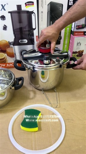 ✨ Revolutionize your kitchen with the ultimate high-pressure cooking duo! The 8-Pcs Pressure Cooker Set (5L and 7L) is a comprehensive, high-performance ensemble designed for those who demand durability, style, and healthy cooking results. This all-in-one set provides every pot and lid you need to master any recipe in record time. Benefits 👌 ✅ Premium SUS 304 Stainless Steel Construction ✅ Advanced Dual-Pot System (5L & 7L Capacity) ✅ Eco-Friendly & Energy-Efficient Cooking ✅ Superior Heat Rete