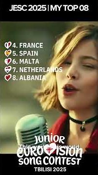 🇬🇪 Junior Eurovision 2025 | MY TOP 8 | New: 🇵🇱 #JESC #eurovision #poland