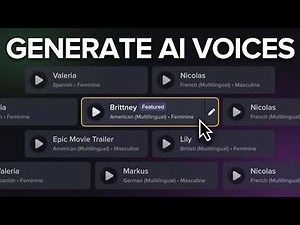 Generate AI Voices for Training Videos - Text to Speech