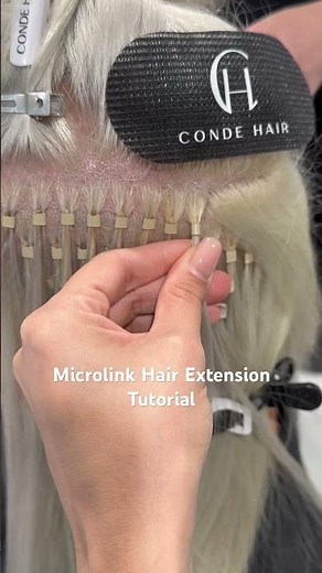 Microlinks Hair Extension Tutorial #hair #hairextensions #hairtutorial #microlinks #howto #tutorial