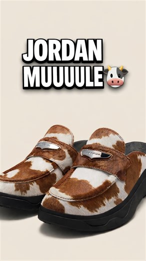 Brabus Streetwear | Jordan Mule cow 🐮 #jordan #viral #sneakers #cow #mule | Instagram