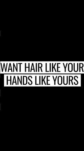 I want hair like yours (lyrics)