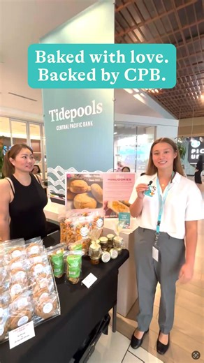 Central Pacific Bank on Instagram: "Baked with love. Backed by CPB.  Cookies, community, and CPB. That’s Maui Manjookies recipe for success. Ready to take your small business to the next level? #wegotyou #cpbinterns2025 Member FDIC"