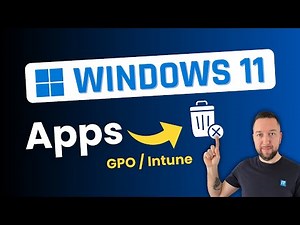 Windows 11 25H2: Uninstall native apps via GPO and Intune