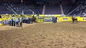 1.3K views · 111 reactions | Bobcat Freshman Carson King is 4.2 seconds to win 4th in round two of the Steer Wrestling at the 2018 CNFR! GO BOBCATS! | Montana State University Rodeo | Facebook