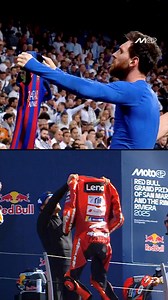 Spanish Motorcycle racer Marc Márquez hits Leo Messi's iconi celebration after winning the San Marino Moto GP Grand Prix!🏆 | Football News Club