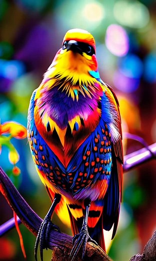 METABIRDS | MetaBird #104 - The Electric Phoenix ⚡🔥 Features : 🖌️ Dominant Colors : A burst of electric blue, fiery red, vibrant yellow, and deep... | Instagram