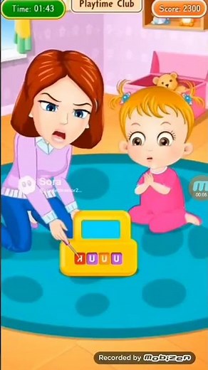 Baby Hazel spell curse words and gets grounded
