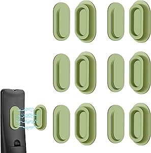 6 Pack Magnetic Remote Control Holder – Upgraded Silicone Magnetic Wall Mount for TV, Fan & Air Conditioner Remotes – Self-Adhesive, No-Drill Remote Control Holder Wall Mount