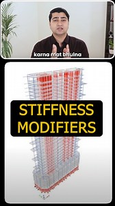 What is a stiffness modifier in structural design? And why do we even use it in ETABS? 🤔 In this short video, I’ve explained stiffness modifiers in the simplest way, with real-world logic. 🧱 Used in columns, beams, and slabs to simulate real behavior 🛠️ Helps account for cracking in RCC members 📊 Makes your analysis results more accurate If you’re using ETABS and not setting stiffness modifiers properly , your design may be way off! 🎓 Must-know concept for every civil engineering student an