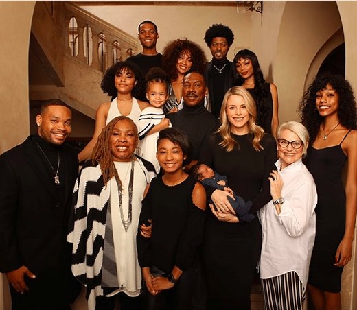 Eddie Murphy Poses With All 10 Of His Children, Including 3-Week-Old Son Max | Essence