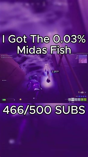 I Got The 0.03% Midas Fish #fortnite #fortnitememes #fortniteclips