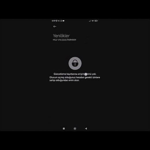 You do not have permission to access Xiaomi fake Rom update records. The system could not be upda...
