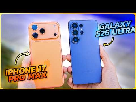 iPhone 17 Pro Max vs Samsung Galaxy S26 Ultra: ¿Cuál tiene MEJOR CÁMARA en 2026? 📸