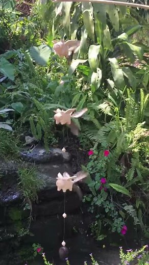 Flying Pigs Wood Wind Spinner / Whirligig / Mobile ~ When Pigs Fly