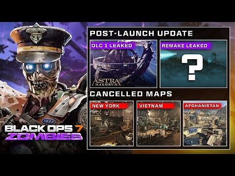 HUGE NEW BO7 Zombies DLC Map Leaks: DLC 1 NEW Details, Map REMAKE Leaked & Cancelled Maps...