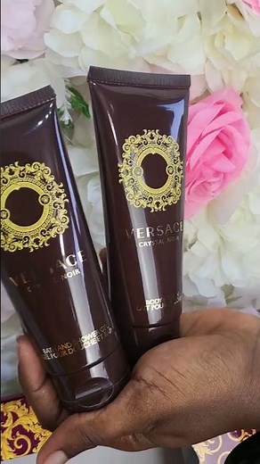 Versace Crystal Noir Mini Gift Set 💎 Unboxing & Review!