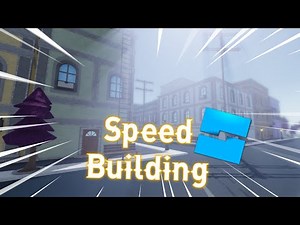 Speed Building (Roblox Studio)