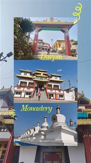 Explore Durpin Monastery |Travel Vlog #techiefoodie #trending #shortsviral #kalimpong #travelshorts