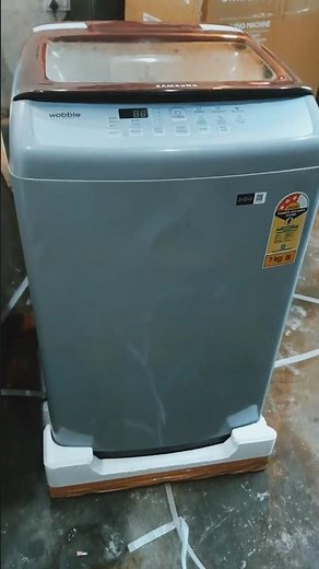 samsung washing machine unboxing