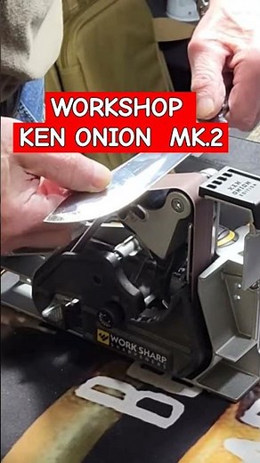 Using the WORKSHARP KEN ONION MK.2 ##knifesharpening #worksharp #kenonionmk.2 #howtosharpen