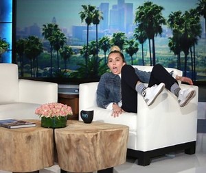 WATCH: Miley Cyrus fills in for sick Ellen DeGeneres