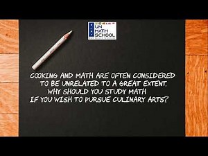 Math Talk | See How chef uses Mathematics in Culinary