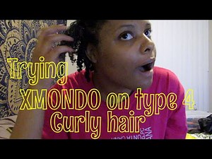TRYING XMONDO BY BRAD MONDO ON MY TYPE 4 CURLY HAIR || Gabby Louise